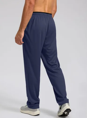 Vista 3 de G Gradual Pantalones deportivos para hombre con bolsillos con cremallera, pantalones deportivos cónicos para entrenamiento, correr, correr