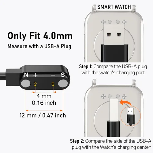 Vista 8 de Audiovance AB400 - Cargador reversible para reloj inteligente