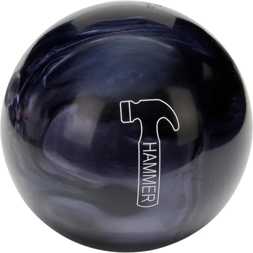 Vista 2 de Bowlerstore Products Hammer Axe - Bola de bolera preperforada, color negro y humo