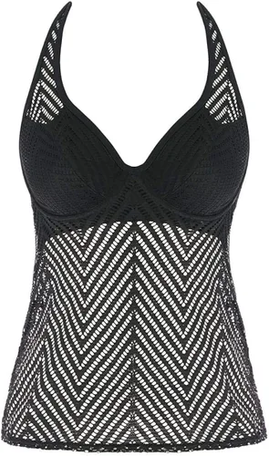 Vista 3 de Urban Top tankini halter con aros