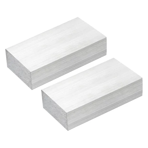 Vista 21 de uxcell Barra plana cuadrada de aluminio, 1-1/2" de espesor 1-1/2" de ancho 12" de longitud Barra cuadrada de aluminio 6061, placa plana de aluminio