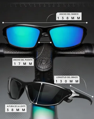 Vista 7 de KALIYADI 4 Pack Polarized Sunglasses-Men Sports Sun-glasses: Mens Sunglasses UV Protection for Fishing Driving Cycling