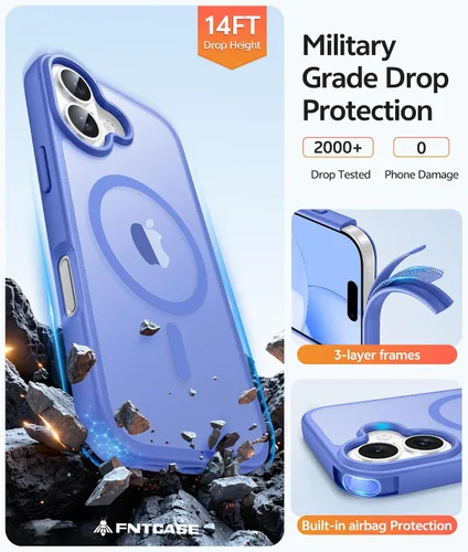 Vista 220 de FNTCASE Funda para Motorola Moto G-Stylus-5G-2025: Funda magnética translúcida mate a prueba de golpes para Moto G Stylus 2026, funda protectora