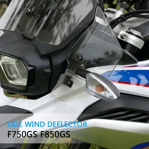 Vista 2 de Parabrisas de motocicleta, accesorios de motocicleta, parabrisas lateral, deflector de viento compatible con BMW F750GS F850GS F 850 GS 750 2018