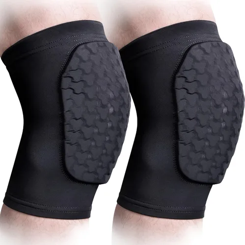 Vista 8 de COOLOMG Rodillera de Baloncesto para Niños, Jóvenes y Adultos, Manga de Rodilla de Compresión Antideslizante para Béisbol, Voleibol, Fútbol