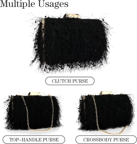 Vista 3 de Bolso de mano para mujer lindo bolso de mano con asa superior bolso cruzado para boda fiesta baile de graduación banquete
