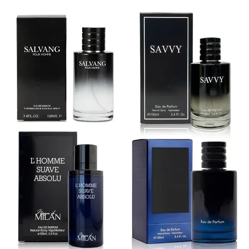 Vista 20 de A CENTER Set de Regalo de Colonia para Hombres Incluye Valentine Milano, Valentine, Blue for Men Ultra & Valuable Paris - 3.4 Fl Oz Cada Uno