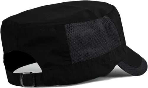 Vista 3 de FASHIXD Gorra militar de malla para hombre, gorra de verano para hombre, gorra de billete corto