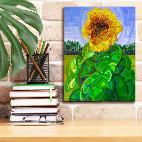Vista 3 de Epic Graffiti 'Pinwheel' de Mandy Budan, arte de pared en lienzo, 12 x 16 pulgadas