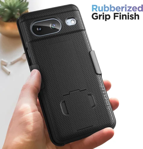 Vista 8 de Encased Funda para cinturón compatible con Pixel 8 con clip de funda y soporte (8)