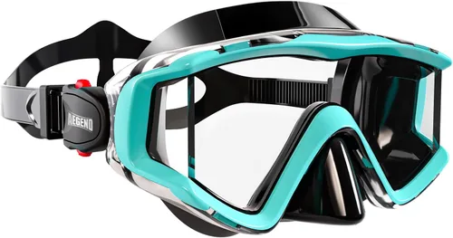 Vista 28 de Aegend Gafas de natación para adultos y niños, gafas de visión amplia de 220° para nadar