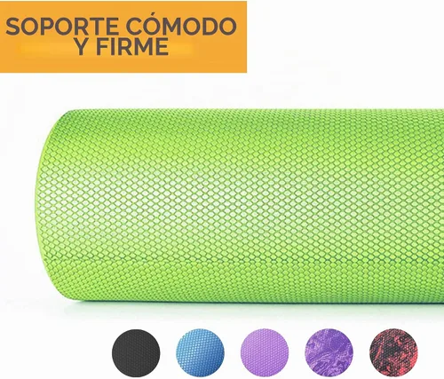 Vista 9 de Maximo Fitness Foam Roller - High Density Exercise Roller for Trigger Point Self Massage, Muscle and Back Roller for Fitness, Physical Therapy, Yoga