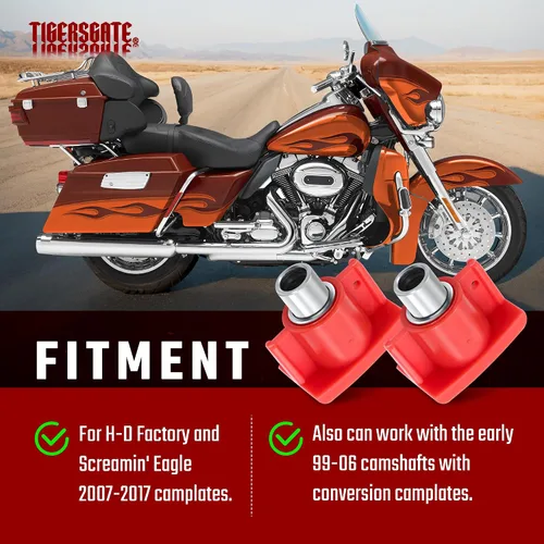 Vista 10 de Zapatos tensores de cadena de leva hidráulica para Harley Twin Cam 2007-17