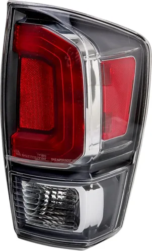 Vista 40 de Ensamble de luz trasera exterior TRQ para lado del conductor izquierdo trasero. Compatible con Toyota Corolla XLE 2020, 2021, 2022 y Toyota Corolla