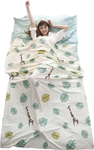 Vista 12 de Azarxis Forro para saco de dormir, sábanas de viaje para adultos para hotel, ligeras, portátiles, individuales y dobles, para acampar