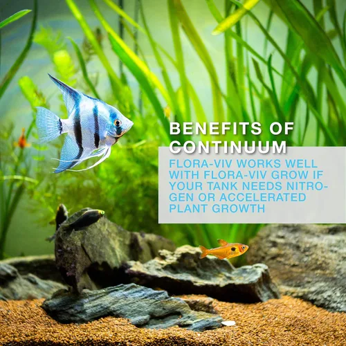 Vista 3 de Continuum Aquatics Flora Viv - Fertilizante multivitamínico para acuarios plantados de agua dulce, sin fosfato, 2-L (QFV2L)