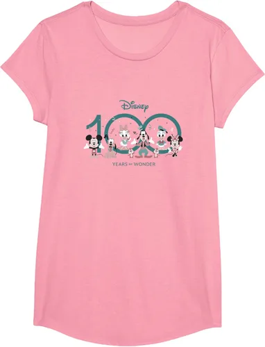 Vista 25 de Disney 100 Years of Wonder Mickey & Pals Muted Cute D100 Camiseta, Negro