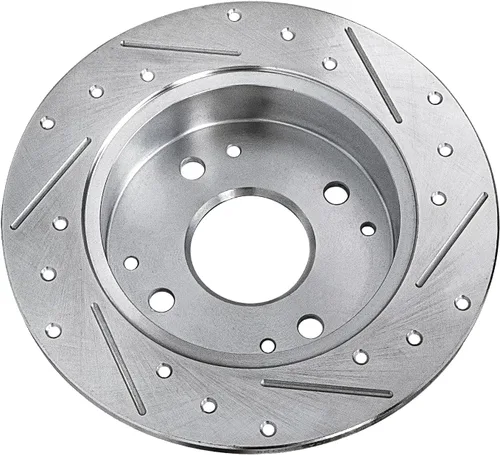Vista 250 de Detroit Axle - Rotores de freno delantero para 04-13 Mazda 3 Rotores de frenos de disco 06-15 Mazda 5 Reemplazo: Rotor regular delantero de 11.81