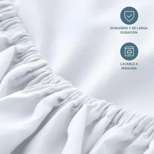 Vista 6 de Bare Home Paquete de 2 sábanas bajeras ajustadas tamaño individual - microfibra ultrasuave de alta calidad 1800, resistente a las arrugas, bolsillo