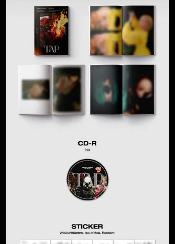 Vista 2 de Disco de número secreto 5º CD de álbum individual + 1p póster plegable en paquete, libro de fotos de 128 p, 1ea calcomanía + 1ea soporte