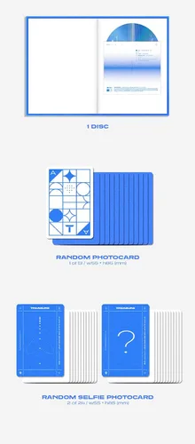 Vista 2 de TESORO El segundo paso: Capítulo Uno 1er Mini álbum PhotoBook Versión Contenido+Póster+Seguimiento Kpop Sealed (A)