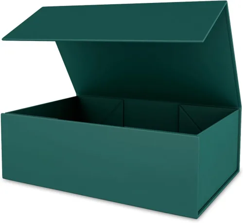 Vista 18 de Caja de regalo negra de 10" x 6" x 3" con tapa de cierre magnético, caja de regalo para regalos, cajas de regalo de dama de honor, caja bonita, caja