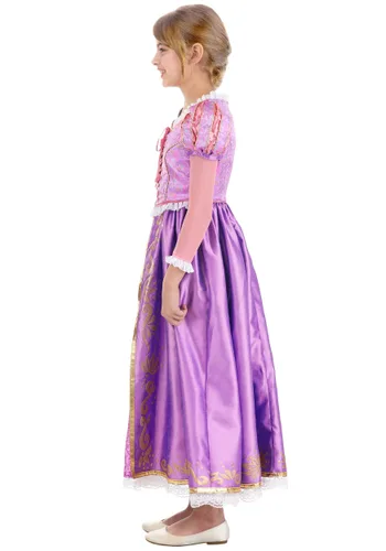 Vista 5 de Disfraz Premium de Rapunzel para Niñas Multicolor