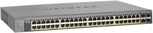 Vista 9 de NETGEAR Switch Pro PoE administrado inteligente Gigabit Ethernet de 10 puertos (GS510TPP) - con 8 x PoE+ @ 190W, 2 x 1G SFP, montaje
