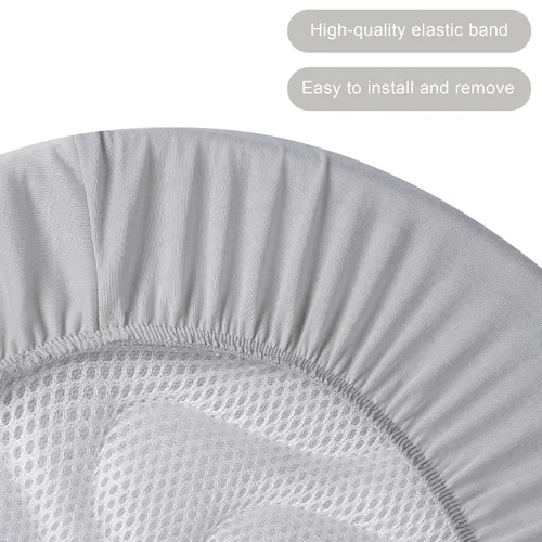 Vista 4 de Sábanas de moisés de bebé para niñas y niños, paquete de 2 sábanas de bebé para colchón de moisés cuadrado rectangular ovalado, 33 x 16 pulgadas