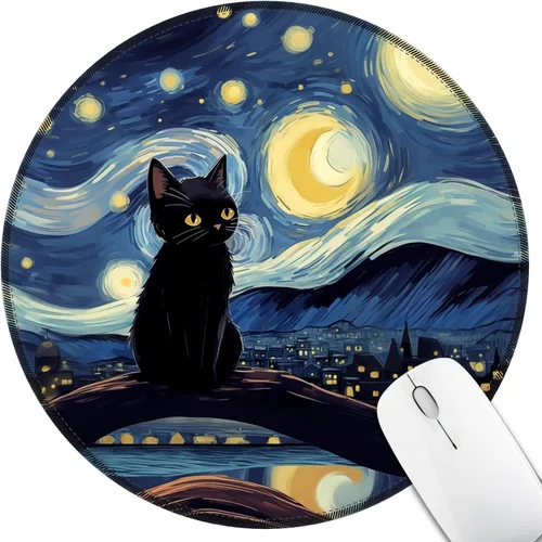 Vista 19 de Hancynir Paquete de 2 alfombrillas para mouse con diseño de basurero en llamas, divertida y bonita alfombrilla de mouse para accesorios