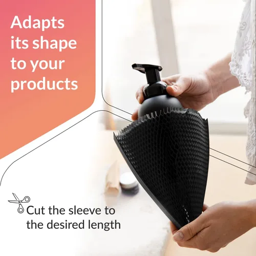 Vista 6 de IDL Packaging Fundas de papel de embalaje Flexi-Hex™ de 13.75 pulgadas, L, color negro, paquete de 50 – Adaptables a cualquier forma de embalaje