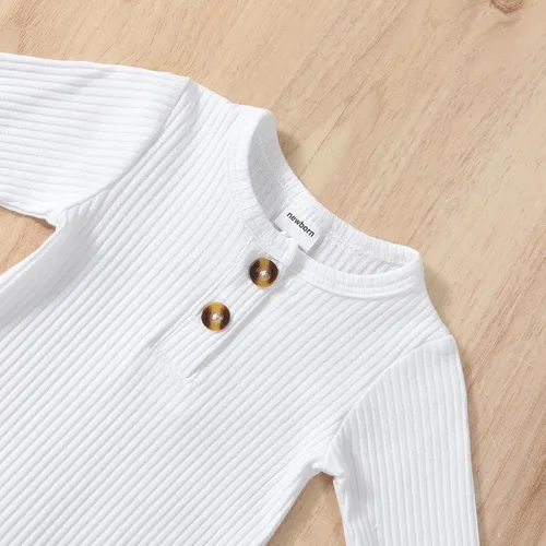 Vista 3 de Twopumpkin Trajes para recién nacidos, traje de punto para bebé, niño y niña, mameluco para recién nacido, traje de regreso a casa, ropa de género