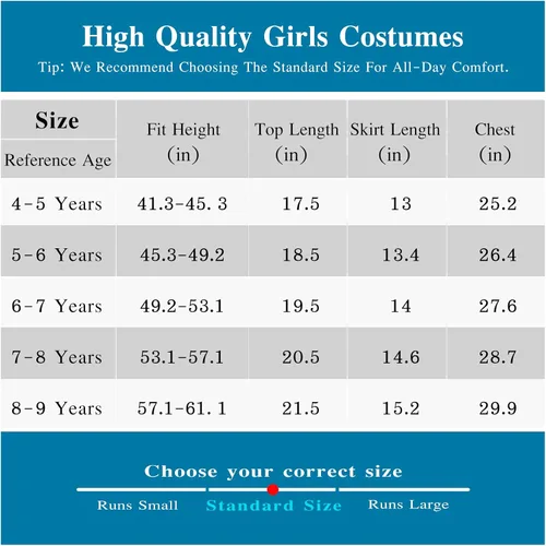 Vista 7 de JOURPEO Girls Cheerleader Costumes Toddler Cheerleading Dress up for Halloween Party Kids Cosplay Dress