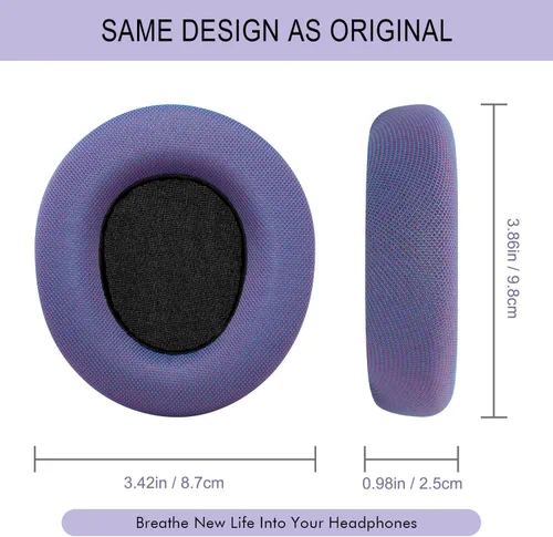 Vista 8 de Almohadillas de repuesto para SteelSeries Arctis Nova – Almohadillas de tela de malla mágica para auriculares Arctis Nova Pro Wired, Nova 1, 3, 4