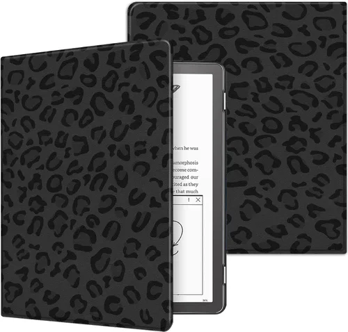 Vista 77 de Funda para Kindle básico de 6 pulgadas (11.ª generación), múltiples ángulos, piel sintética, delgada, con función de encendido y apagado automático
