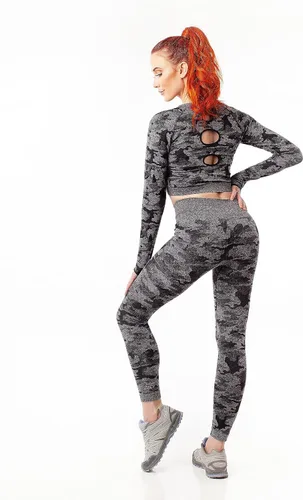 Vista 6 de SG TRAINING FIT Leggins de entrenamiento de camuflaje sin costuras