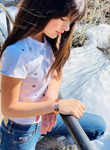 Vista 5 de JoycuFF Pulseras para mujer, regalo de Navidad, cumpleaños, Acción de Gracias, para madre, momia, acero inoxidable, regalo significativo para mamá