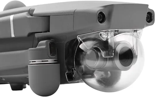 Vista 5 de DAGIJIRD Drone Gimbal Guard Lente de cámara transparente Sun Hood Cap Cover para DJI Mavic 2