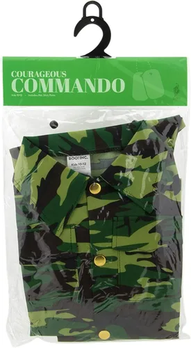 Vista 6 de Army Commando disfraz de Halloween unisex militar camuflaje soldado uniforme vestir
