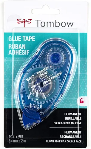 Vista 3 de Tombow Aplicador de adhesivo permanente mono, 1/3 pulgadas por 472 pulgadas (62106) y 62147 aplicador de puntos monofónicos. Cinta fácil de usar