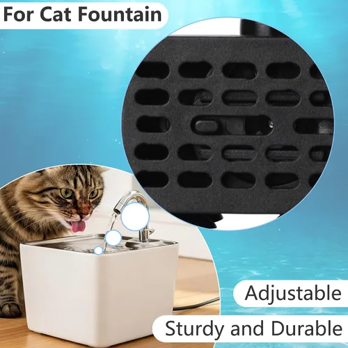 Vista 4 de alizzy - Bomba de agua pequeña USB DC 5 V 50 GPH (180 L/H) 3 W con tubo y flujo ajustable para fuente de mesa, baño de pájaros, fuente de gato