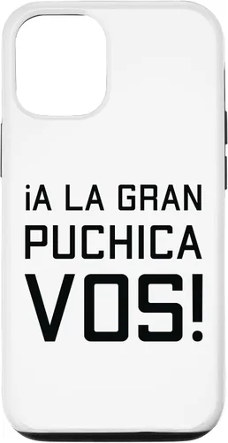 Vista 11 de Funda para iPhone 12 mini A La Gran Puchica Vos El Salvador Chapin Salvi Pupusas Guate