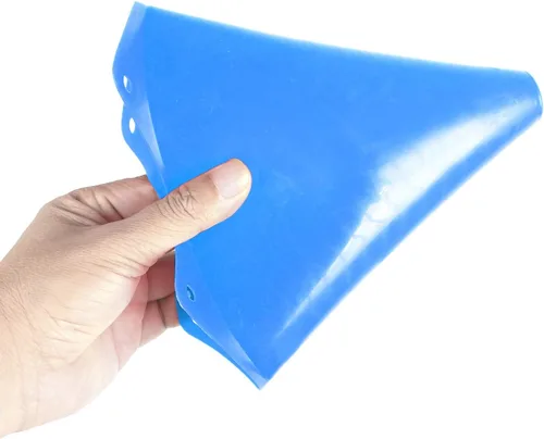 Vista 4 de KINJOEK Paquete de 30 conos de entrenamiento deportivo de 7 pulgadas, conos de tráfico azules con bordes redondeados para seguridad, fútbol, fútbol