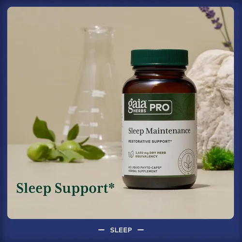 Vista 3 de Gaia Herbs PRO Mantenimiento del sueño - Salud suprarrenal y apoyo para dormir* - Suplemento con corteza de magnolia Ashwagandha y azufaifo Date