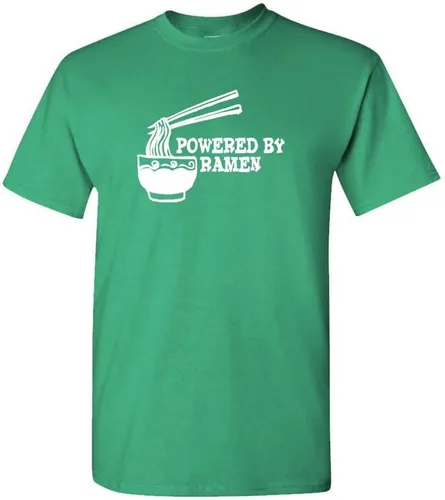 Vista 15 de Powered by Ramen - Food Japanese Anime College - Camiseta Tri-Blend Negro