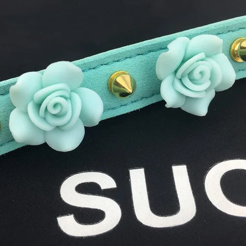 Vista 3 de Succuba Gargantilla de flores hecha a mano para mujeres y hombres