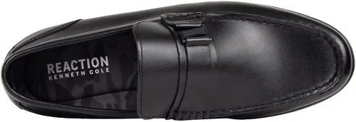 Vista 5 de Kenneth Cole REACTION Mocasín con cinturón Estate 2.0 para hombre, Hecho a mano
