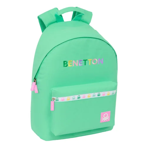 Vista 2 de Mochila para Portátil Benetton benetton Verde 31 x 41 x 16 cm