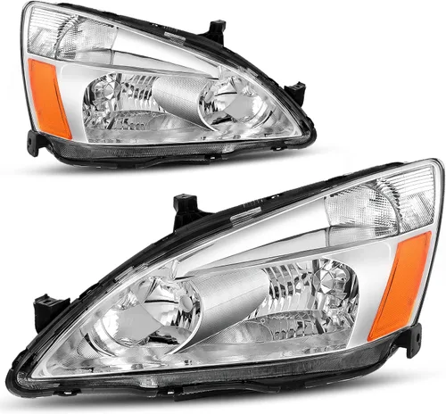 Vista 58 de oEdRo Switchback - Conjunto de faros delanteros LED compatibles con Accord 2003 2004 2005 2006 2007 DRL, par de repuesto con carcasa negra