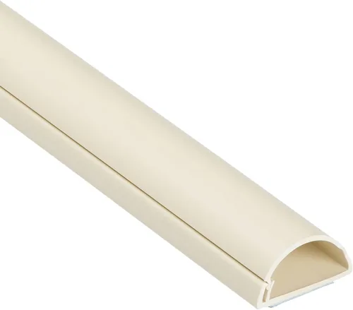 Vista 28 de D-Line Paquete de accesorios para cubierta de cable, solo para uso con longitudes de 0.78 pulgadas de ancho x 0.39 pulgadas de alto Blanco